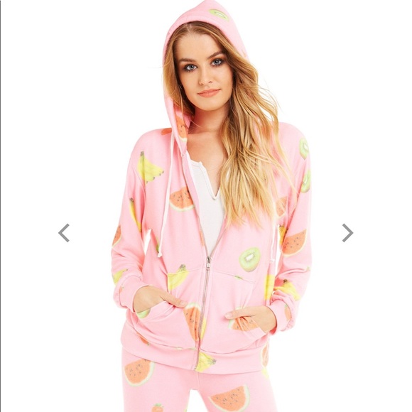 Wildfox Tops - NWT WILDFOX Tutti Fruity Venice Zip Hoodie